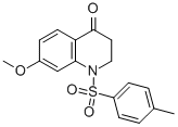 7-METHOXY-1-[(4-METHYLPHENYL)SULFONYL]-2,3-DIHYDROQUINOLIN-4(1H)-ONE Struktur