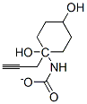 1,4-Cyclohexanediol,1-(2-propynyl)-,1-carbamate,trans-(9CI) Struktur