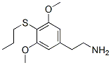 3,5-Dimethoxy-4-(propylthio)benzeneethaneamine Struktur