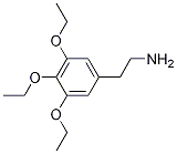 3,4,5-Triethoxyphenethylamine Struktur