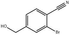 3-Bromo-4-cyanobenzyl alcohol Struktur