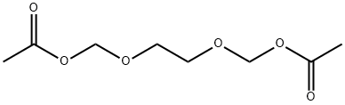 2-(acetyloxymethoxy)ethoxymethyl acetate Struktur