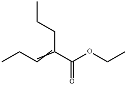 (E,Z) 2-Propyl-2-pentenoic Acid Ethyl Ester Struktur