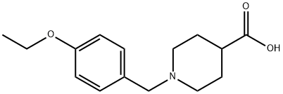 1-(4-ETHOXY-BENZYL)-PIPERIDINE-4-CARBOXYLIC ACID Struktur