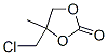 1,3-Dioxolan-2-one,  4-(chloromethyl)-4-methyl- Struktur