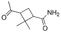 Cyclobutanecarboxamide, 3-acetyl-2,2-dimethyl- (9CI) Struktur