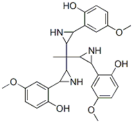 1,1,1-tris(5-methoxysalicylaldiminomethyl)ethane Struktur