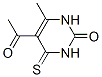 5-ACETYL-6-METHYL-4-THIOXO-3,4-DIHYDROPYRIMIDIN-2(1H)-ONE Struktur