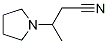 b-Methyl-1-Pyrrolidinepropanenitrile Struktur