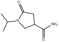 1-Isopropyl-2-oxopyrrolidine-4-carboxaMide Struktur