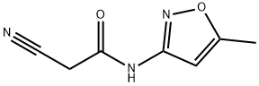 Acetamide, 2-cyano-N-(5-methyl-3-isoxazolyl)- (9CI) Struktur