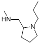 METHYL[(1-PROPYLPYRROLIDIN-2-YL)METHYL]AMINE Struktur