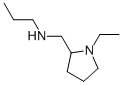 N-[(1-ETHYL-2-PYRROLIDINYL)METHYL]-1-PROPANAMINE Struktur