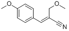 2-(METHOXYMETHYL)-3-(4-METHOXYPHENYL)ACRYLONITRILE Struktur