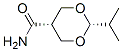 1,3-Dioxane-5-carboxamide,2-(1-methylethyl)-,cis-(9CI) Struktur