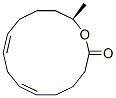 [6Z,9Z,14R,(-)]-14-Methyloxacyclotetradeca-6,9-diene-2-one Struktur