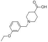 1-(3-ETHOXY-BENZYL)-PIPERIDINE-4-CARBOXYLIC ACID Struktur