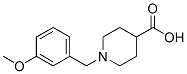 1-(3-METHOXY-BENZYL)-PIPERIDINE-4-CARBOXYLIC ACID Struktur