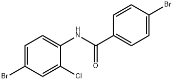 4-BroMo-N-(4-broMo-2-chlorophenyl)benzaMide, 97% Struktur