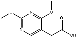 2,4-DiMethoxypyriMidine-5-acetic acid Struktur