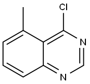 4-chloro-5-methylquinazoline Struktur