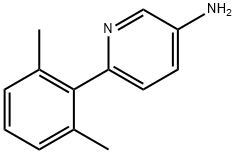 6-(2,6-dimethylphenyl)-pyridin-3-ylamine Struktur