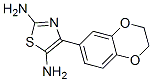 2,5-Thiazolediamine,  4-(2,3-dihydro-1,4-benzodioxin-6-yl)- Struktur