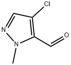 4-CHLORO-2-METHYL-2 H-PYRAZOLE-3-CARBALDEHYDE Struktur