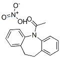 5-acetyl-10,11-dihydro-5H-dibenz[b,f]azepine nitrate Struktur