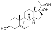 3-BETA,17-ALPHA,20-ALPHA-TRIHYDROXY-5-PREGNENE Struktur