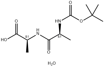 Boc-L-Ala-L-Ala Struktur