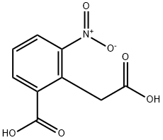 2-Carboxy-6-nitrobenzeneacetic acid Struktur