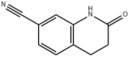 1,2,3,4-Titrahydro-2-oxo-7-Quinolinecarbonitrile Struktur