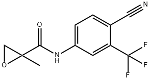 N-[4-氰基-3-(三氟甲基)苯基]甲基環(huán)氧丙烯酰胺, 90357-51-0, 結構式