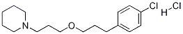 1-[3-[3-(4-Chlorophenyl)propoxy]propyl]-piperidinehydrochloride Structure