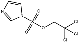 2,2,2-Trichloroethoxysulfuryl Imidazole Struktur