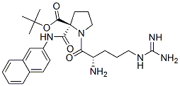 tert-butyloxycarbonyl-arginylproline-2-naphthylamide Struktur