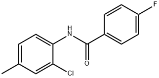 N-(2-Chloro-4-Methylphenyl)-4-fluorobenzaMide, 97% Struktur