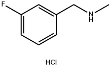 N-METHYL-3-FLUOROBENZYLAMINE HYDROCHLORIDE Struktur