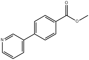 METHYL 4-(3-PYRIDINYL)BENZOATE Struktur