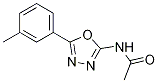 N-[5-(3-METHYLPHENYL)-1,3,4-OXADIAZOL-2-YL]ACETAMIDE Struktur