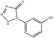 1-(3-HYDROXYPHENYL)-1,2-DIHYDRO-5H-TETRAZOL-5-ONE Struktur