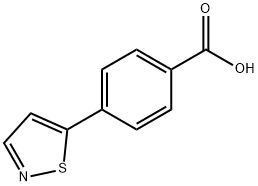 4-ISOTHIAZOL-5-YLBENZOIC ACID Struktur