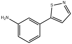 3-ISOTHIAZOL-5-YL-PHENYLAMINE Structure