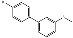 3'-(METHYLTHIO)-1,1'-BIPHENYL-4-OL Struktur