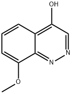 4-Hydroxy-8-methoxycinnoline Struktur