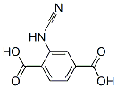 Terephthalic acid, (cyanoamino)- (7CI) Struktur