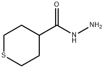 2H-Thiopyran-4-carboxylic  acid,  tetrahydro-,  hydrazide Struktur