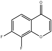 4H-1-Benzopyran-4-one, 7,8-difluoro- Struktur