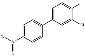 2-Chloro-1-fluoro-4-(4-nitrophenyl)benzene Struktur